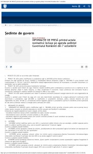 INFORMAŢIE_DE_PRESĂ_privind_actele_normative_incluse_p e_agenda_şedinţei_Guvernul_Page_1